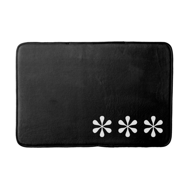 Drei Asterisken Badematte (Vorderseite)