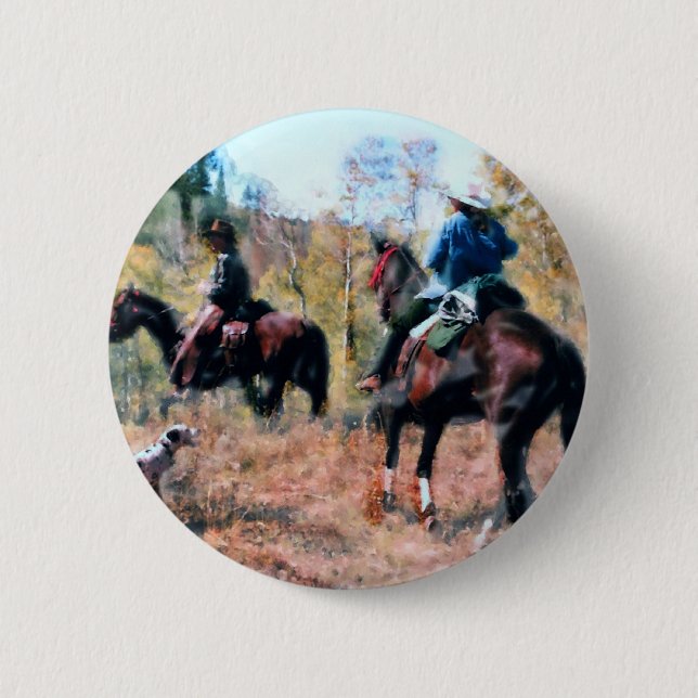 Drei auf Spur Button (Vorderseite)