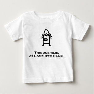 Drei Augen bohren dieses Mal im Computerlager Baby T-shirt