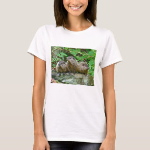 Drei Baby Groundhogs T-Shirt
