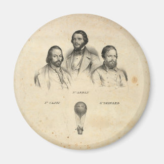 Drei Balloonisten Magnet