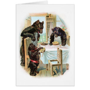 Drei Bären essen Brei,