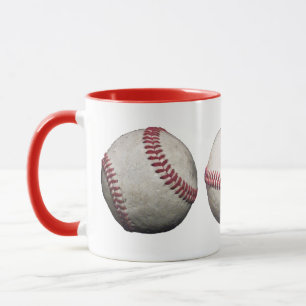 Drei Baseballs-Tasse Tasse