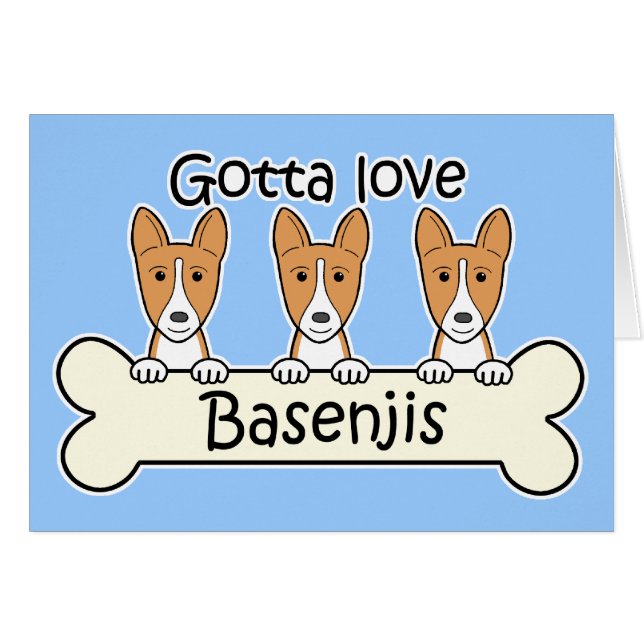 Drei Basenjis (Vorderseite (Horizontal))