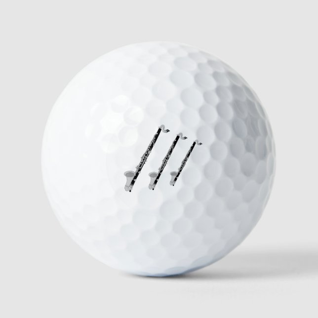 Drei Bass Clarinets Golfball (Vorderseite)
