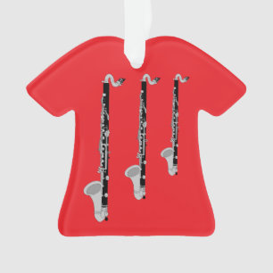 Drei Bass Clarinets Ornament