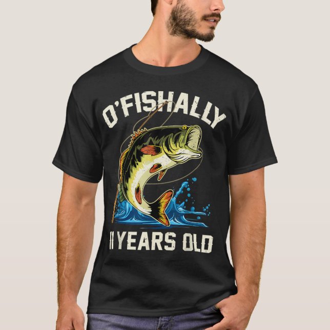 Drei Bässe springen unter dem Mond T-Shirt (Vorderseite)