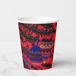 Drei Baubles Papier Becher