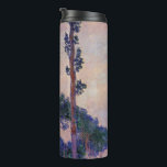 Drei Bäume im grauen Wetter, Claude Monet Thermosbecher<br><div class="desc">Claude Monets berühmtes Gemälde,  Drei Bäume im grauen Wetter,  aus der Serie Drei Bäume.</div>