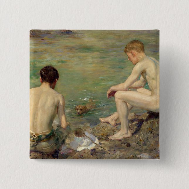 Drei Begleiter Button (Vorderseite)