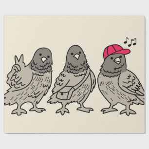 Drei beste Freunde Geschenkpapier