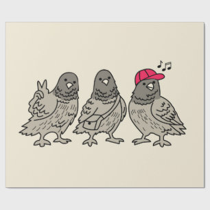 Drei beste Freunde Geschenkpapier