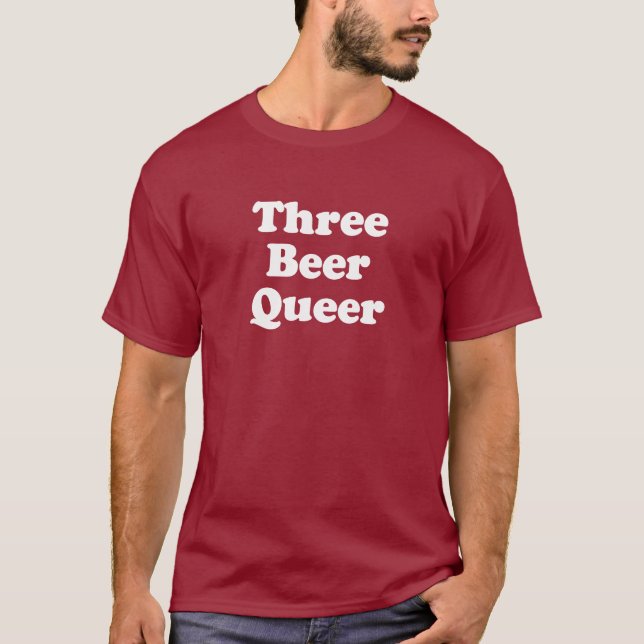 Drei Bier Que T-Shirt (Vorderseite)