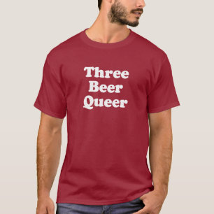 Drei Bier seltsam T-Shirt