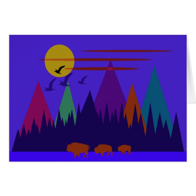 Drei Bison (Vorderseite (Horizontal))