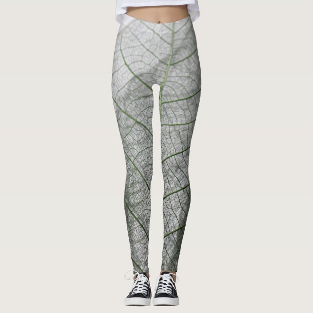 Drei-Blatt-Skelette Leggings (Vorderseite)