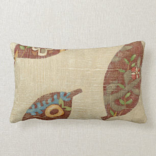 Drei Blätter zum Hintergrund von Texturtexturen Lendenkissen