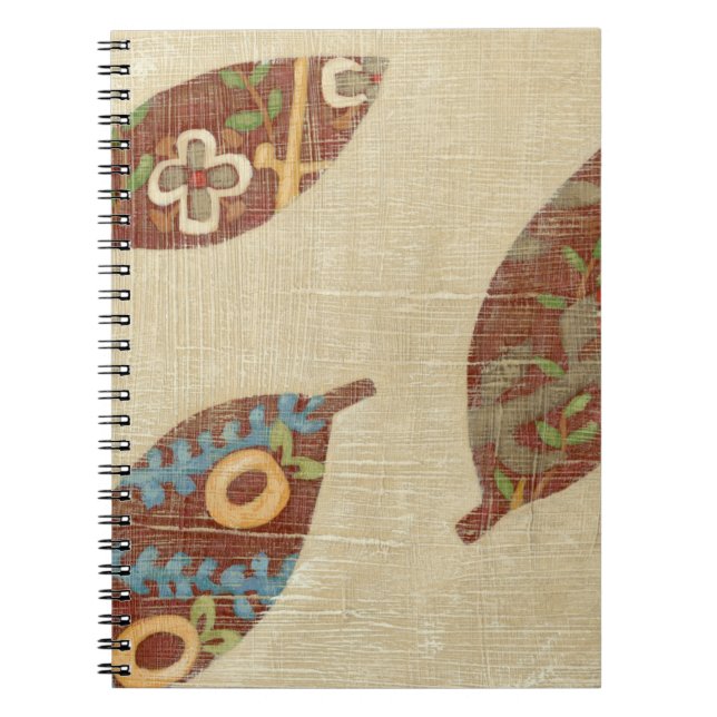 Drei Blätter zum Hintergrund von Texturtexturen Notizblock (Vorderseite)