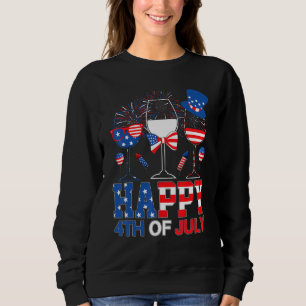 Drei blaue Brillen aus Rotwein, US-amerikanische F Sweatshirt