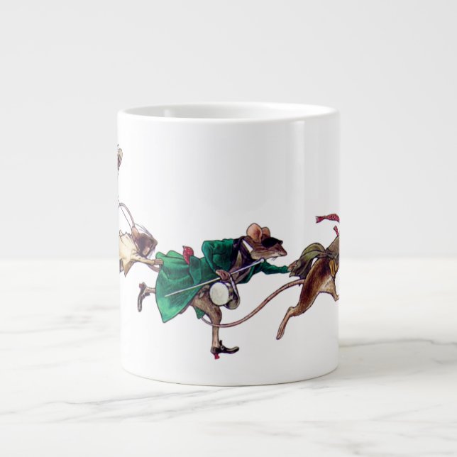 Drei Blinde Mäuse Jumbo-Tasse (Vorderseite)