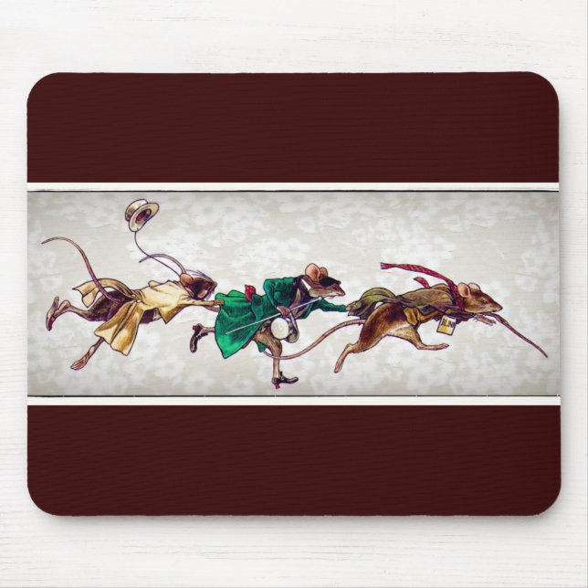 Drei blinde Mäuse Mousepad (Vorne)