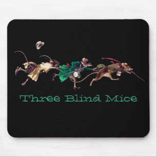 Drei Blinde Mäuse Mousepad