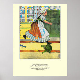 Drei Blinde Mäuse Mutter Gänse Kinderzimmer Rhyme Poster