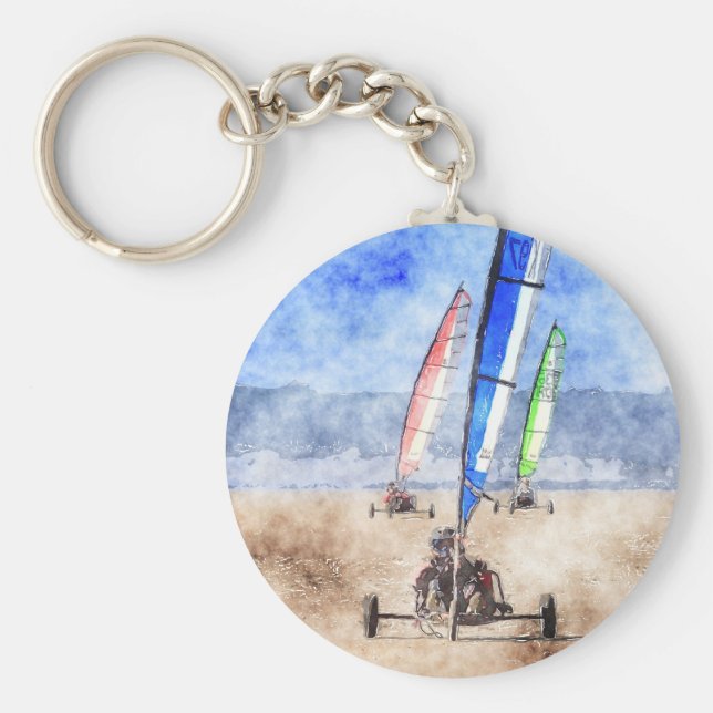 Drei Blokarts Schlüsselanhänger (Vorne)