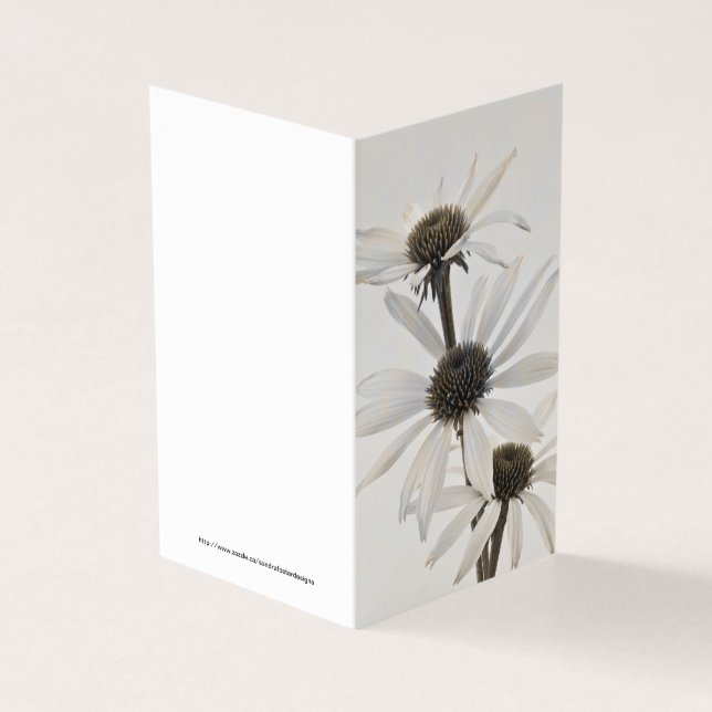 Drei Blume des weißen Kons (Vorderseite)
