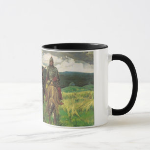 Drei Bogatyrs (1898) durch Druck Viktor Vasnetsov Tasse