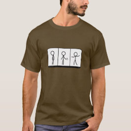 Drei Bühnen Kaffee-Shirt T-Shirt