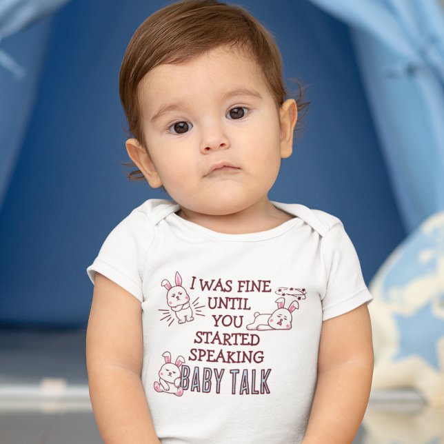 Drei Bunnies mögen kein Babygespräch Baby Strampler (Von Creator hochgeladen)