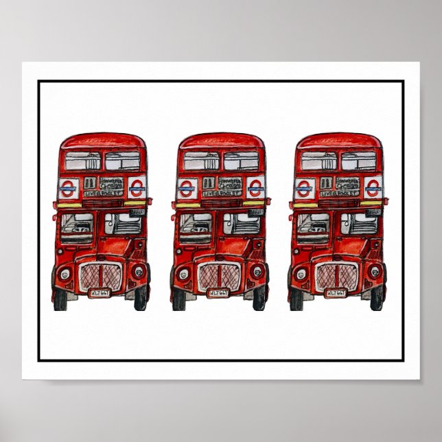 Drei Busse Poster (Vorne)