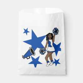 Drei Chefs Custom White Favor Bag Blue 1 Geschenktütchen