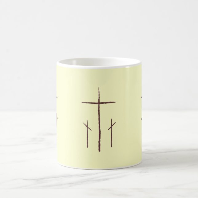 Drei Christliche Kreuze Tasse (Mittel)
