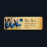 DREI CHRISTMAS ANGELN IM BLAUEN PARCHMENT, Saphir<br><div class="desc">Elegantes,  künstlerisches und klassisches Design,  das aus einem mittelalterlichen Gemälde mit leuchtendem 3D-Edelstein entstanden ist.</div>