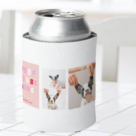 Drei Collage Foto | Dog Valentines Gift Dosenkühler