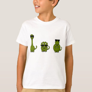 Drei Coole Dinosaurier T Shirt