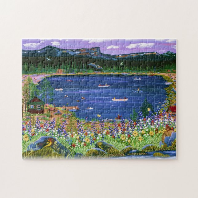 Drei Creeks See-Puzzlespiel Puzzle (Horizontal)