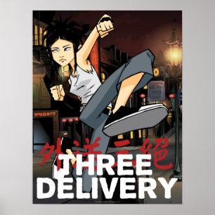 Drei Delivery™ Sue Plakat