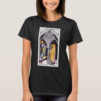 Drei der Münzen oder Pentacles Vintage Tarot  Ride T-Shirt
