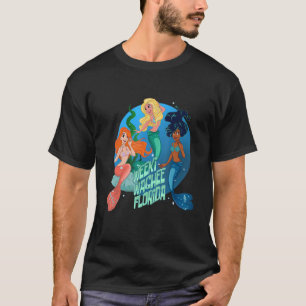 Drei Dienstmädchen der Weeki Wachee Florida Souven T-Shirt