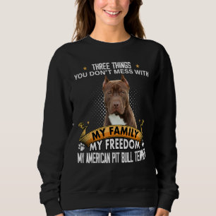 Drei Dinge, die man nicht mit amerikanischem Grube Sweatshirt