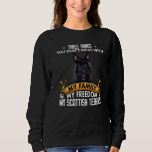 Drei Dinge, die man nicht mit schottischem Terrier Sweatshirt
