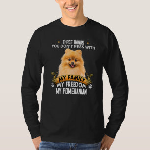 Drei Dinge, die man nicht mit Spitz-Hund verwechse T-Shirt