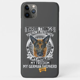 Drei Dinge, meine Familie, meine Freiheit, lustige Case-Mate iPhone Hülle