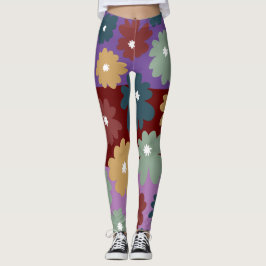 Drei Ebenen, drei Farben Hintergrund lila Leggings