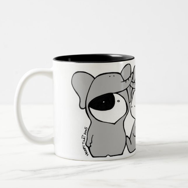 Drei "Elefant-" Tasse (Links)