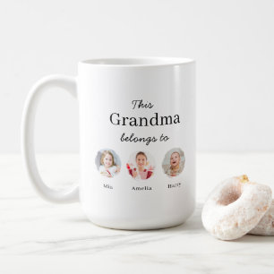 Drei Enkelkinder Personalisiert  Kaffeetasse