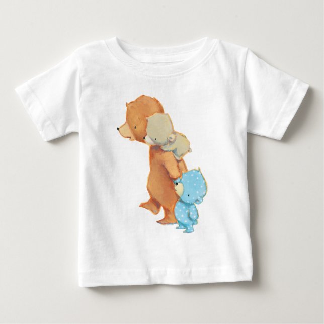 Drei entzückende Bärn-Freunde Baby T-shirt (Vorderseite)